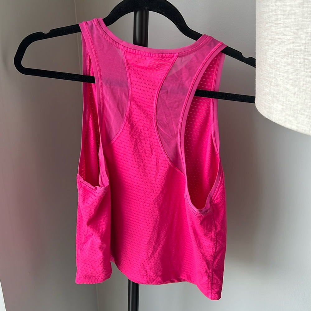Hot pink tank